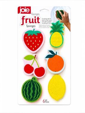 Joie 6 Pack Fruit Sponges